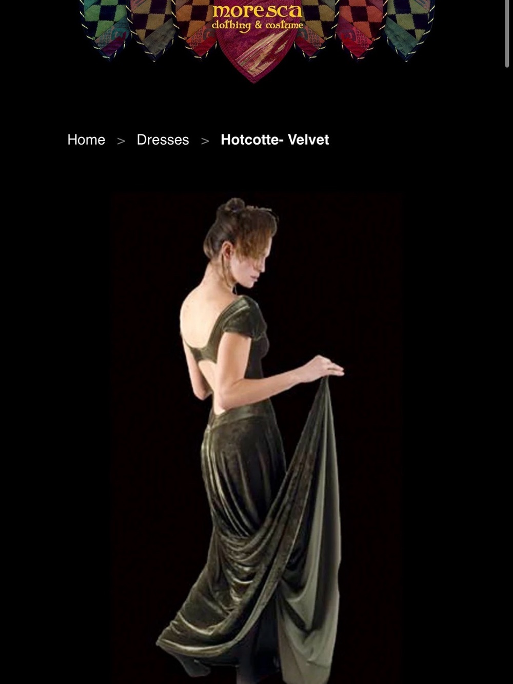 Hotcotte Velvet Impurial purple moresca maxi dress  —